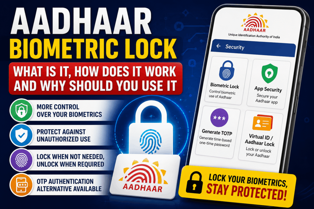 Aadhaar Biometric Lock Unlock