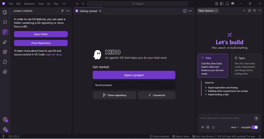 kiro ai code ide